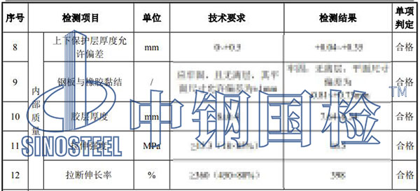橋梁板式橡膠支座檢測(cè)結(jié)果